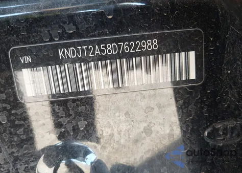 2013 Kia Soul z USA, uszkodzony, nr VIN KNDJT2A58D7622988